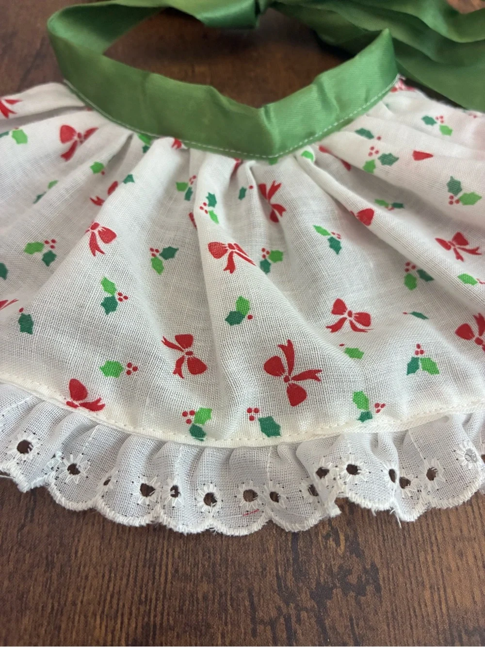 Vintage Handmade Doll Apron